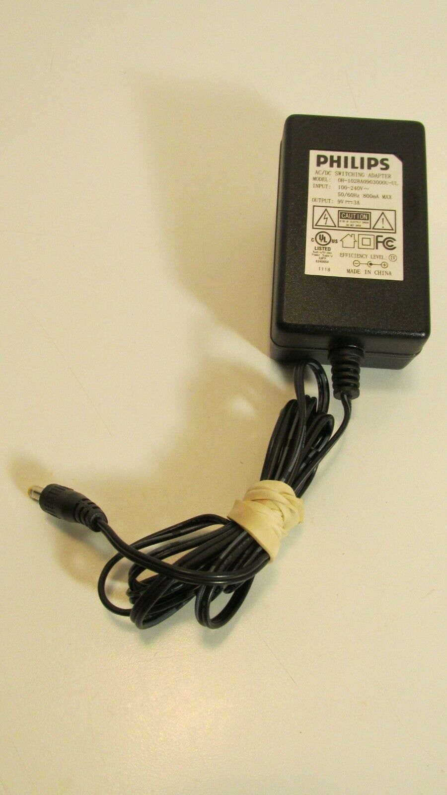 NEW Philips OH-1028A0903000U-UL Power Supply AC Adapter Charger DC 9V 3A
